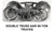 HO Double-Truss AAR 50-ton Trucks w/semi-scale wheelsets (two trucks)