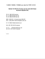 HO Barber S-2 50-ton Trucks w/semi-scale wheelsets (two trucks)