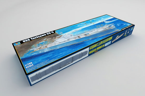USS Yorktown CV5 WWII Aircraft Carrier 1:200 scale