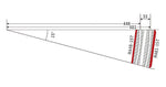 N Curved Deck Girder Bridge, Red - 481mm (19") Radius 15º - Image 2